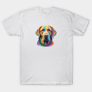 Rainbow Labrador Retriever T-Shirt